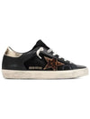 Superstar Leopard Star Low Top Sneakers Gold Black - GOLDEN GOOSE - BALAAN 2