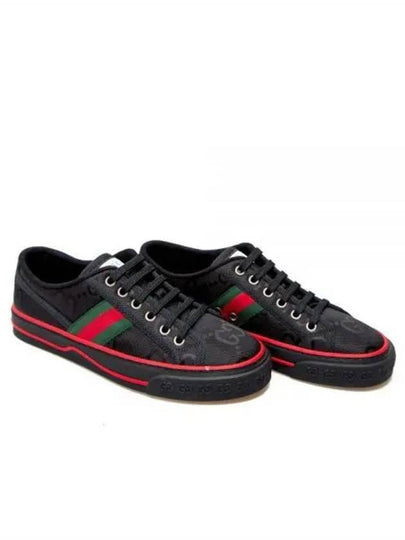 Tennis 1977 Off the Grid Low-Top Sneakers Black - GUCCI - BALAAN 2