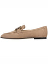 Women's Kate Suede Loafers Beige - TOD'S - BALAAN 4