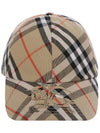 Vintage Check Base Ball Cap Beige - BURBERRY - BALAAN 2