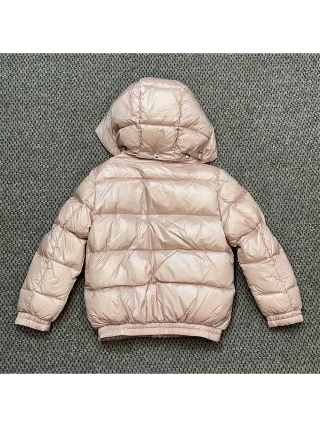 Kids Hooded Down Bomber Pink - HERNO - BALAAN 4