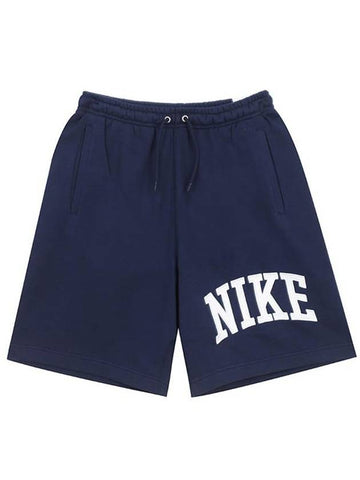 Club French Terry Shorts Navy - NIKE - BALAAN 1