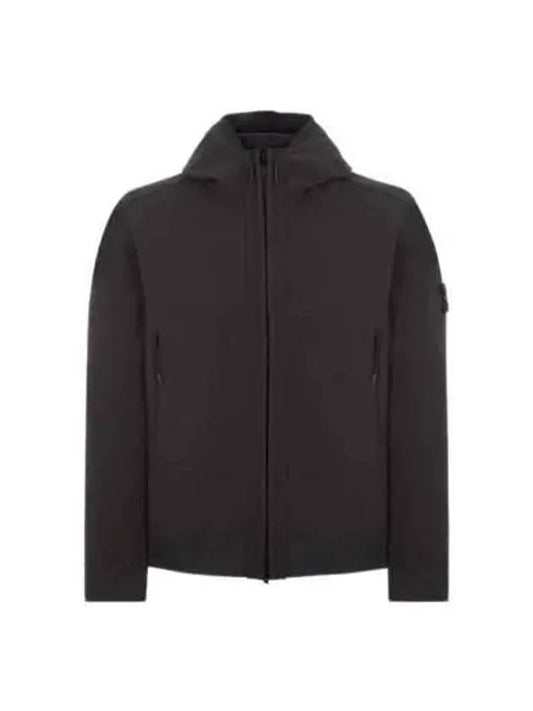 Technology Recycled Polyester Hooded Jacket Black - STONE ISLAND - BALAAN 2