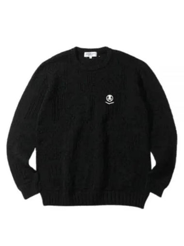 Quartz Patterned Crew Sweater MLM 3A AB01 Men s Neck - MARK & LONA - BALAAN 1