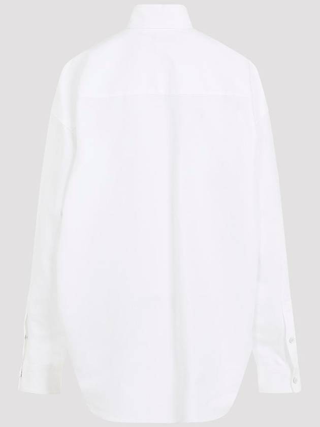 Outerwear Large Fit Shirt White - BALENCIAGA - BALAAN 3