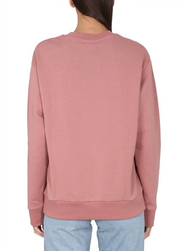 Flower Logo Sweatshirt Pink - A.P.C. - BALAAN 4