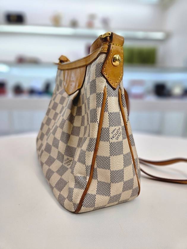 Damier Azur Siracusa PM Cross Bag N41113 - LOUIS VUITTON - BALAAN 4