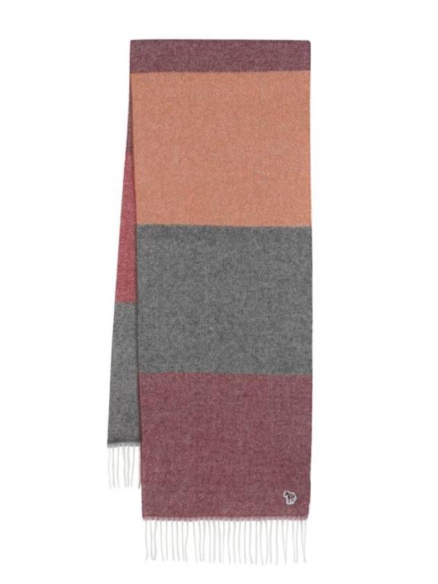 Zebra Logo Patch Wool Muffler - PAUL SMITH - BALAAN 1