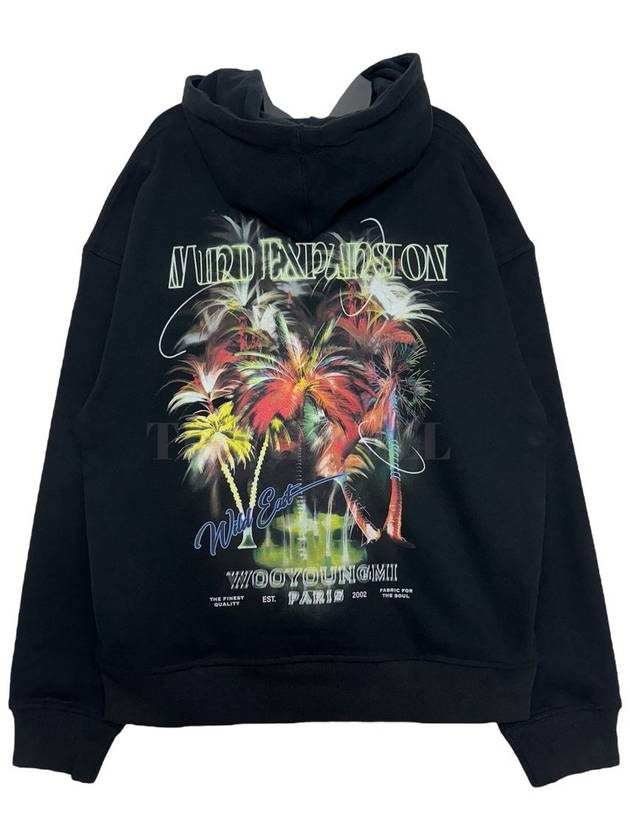 Palm Tree Hoodie Black - WOOYOUNGMI - BALAAN 2