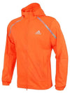 Marathon Hooded Jacket Orange - ADIDAS - BALAAN 3