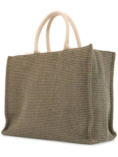 large raffia effect tote bag - MARNI - BALAAN 2