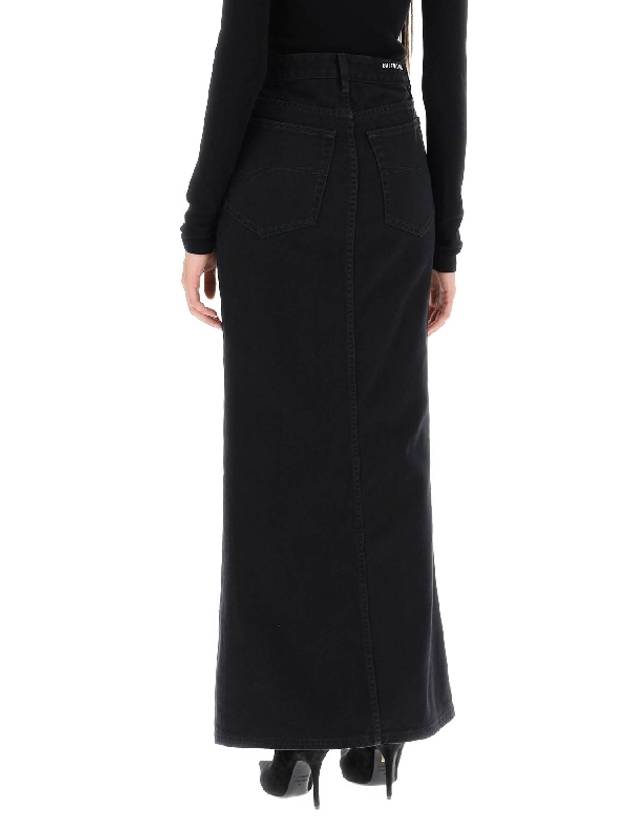 Maxi H-Line Skirt Black - BALENCIAGA - BALAAN 5