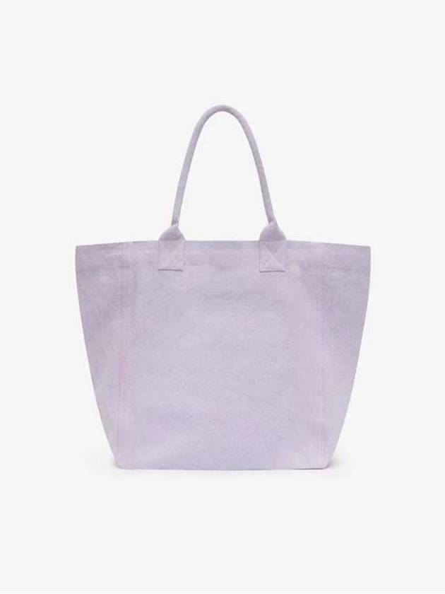 Yenky Embroidered Logo Small Tote Bag Lilac - ISABEL MARANT - BALAAN 4