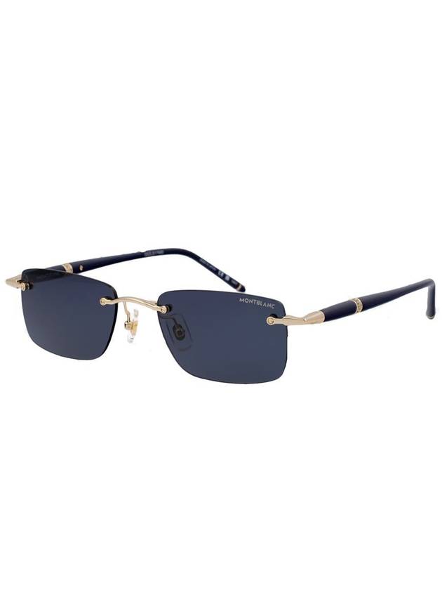 Meisterst?ck Rectangular Frame Sunglasses MB0344S - MONTBLANC - BALAAN 3