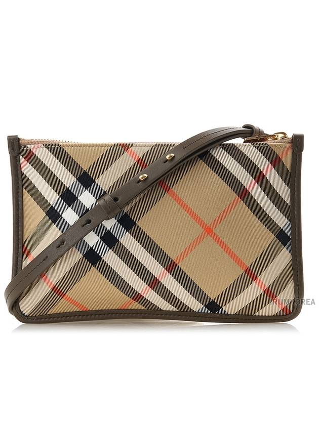 Check Cross Bag Beige - BURBERRY - BALAAN 4