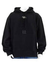 S Macs Logo Hoodie Black - DIESEL - BALAAN 2