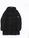 Lens Wappen Men s Long Padded Jacket 17CMOW203A 005991G 999 - CP COMPANY - BALAAN 3