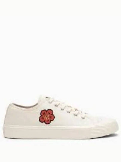 Shool Boke Flower Low Top Sneakers Cream - KENZO - BALAAN 2