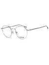 Eyewear MB0060O 003 Round Metal Frame Glasses Silver - MONTBLANC - BALAAN.