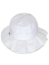 Logo Embroidered Hat 8613LZSPWHITE - BLACK&WHITE - BALAAN 3