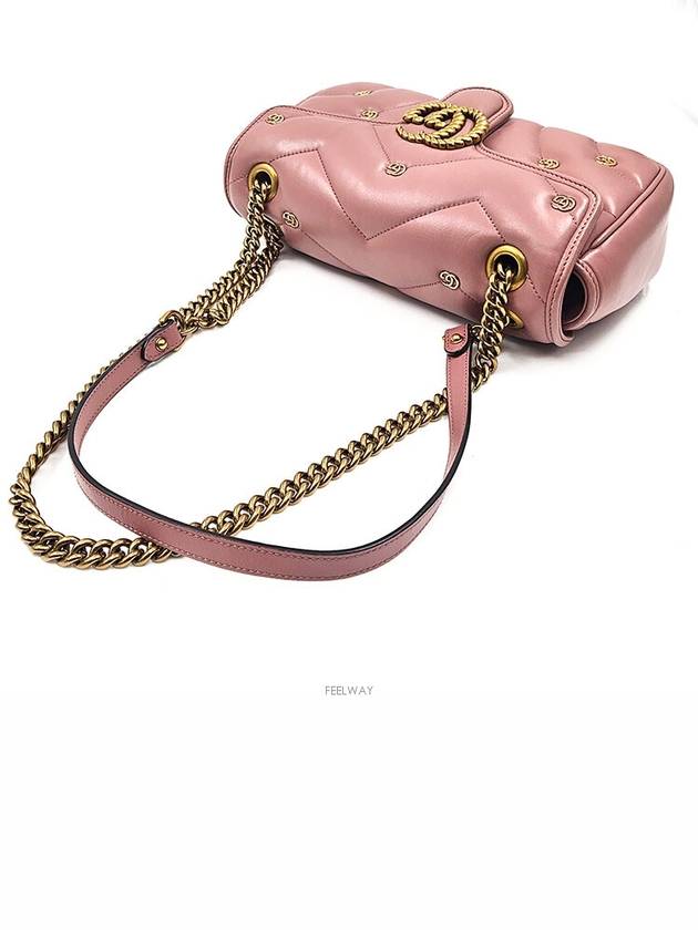 Marmont Matrace Shoulder Bag 443497 - GUCCI - BALAAN 5