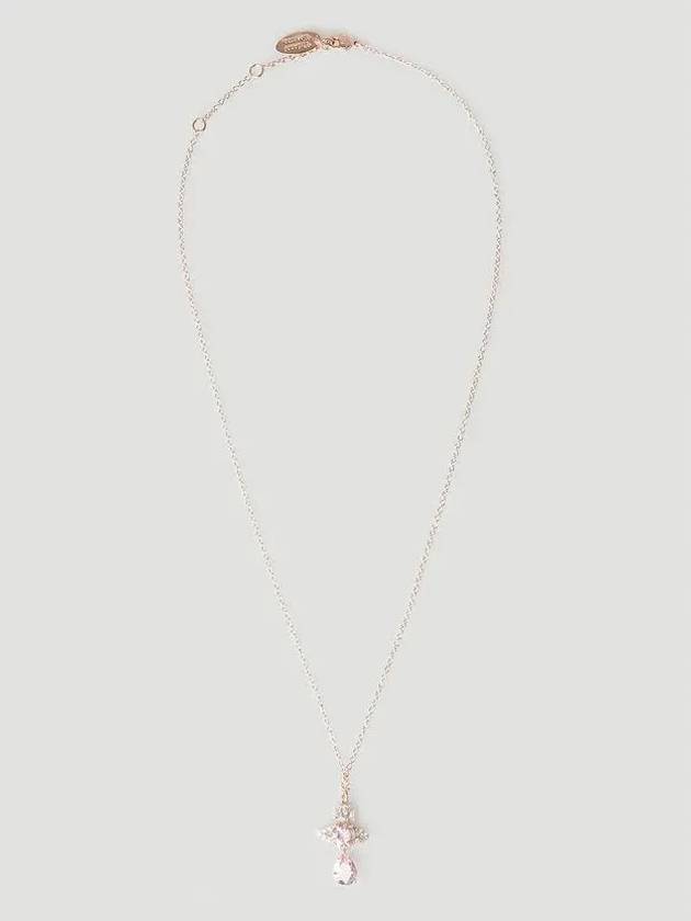 Ismene Drop Pendant Necklace Pink Gold - VIVIENNE WESTWOOD - BALAAN 4