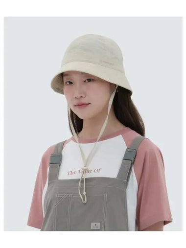 Taslan Lady Bucket Hat Light Beige S24SWFBH74 - SNOW PEAK - BALAAN 1