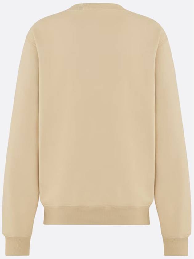 Logo Sweatshirt Beige - DIOR - BALAAN 8