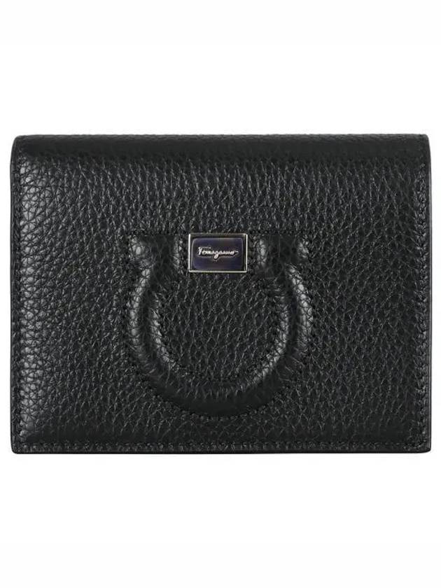 Ferragamo Gancini half wallet 0736967 270058 1146672 - SALVATORE FERRAGAMO - BALAAN 1