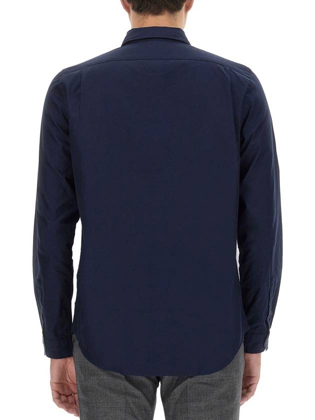 Zebra Patch Long Sleeve Shirt Light Ink Blue - PAUL SMITH - BALAAN 9