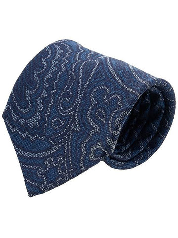 Paisley Logo Silk Tie 12026 3003 200 - ETRO - BALAAN 1