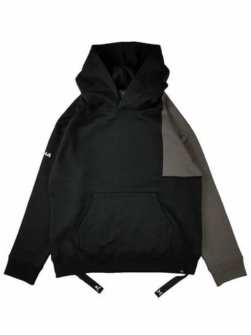 Mastermind C2H4 Color Block Skull Hood Black Gray - ALPHA INDUSTRIES - BALAAN 1