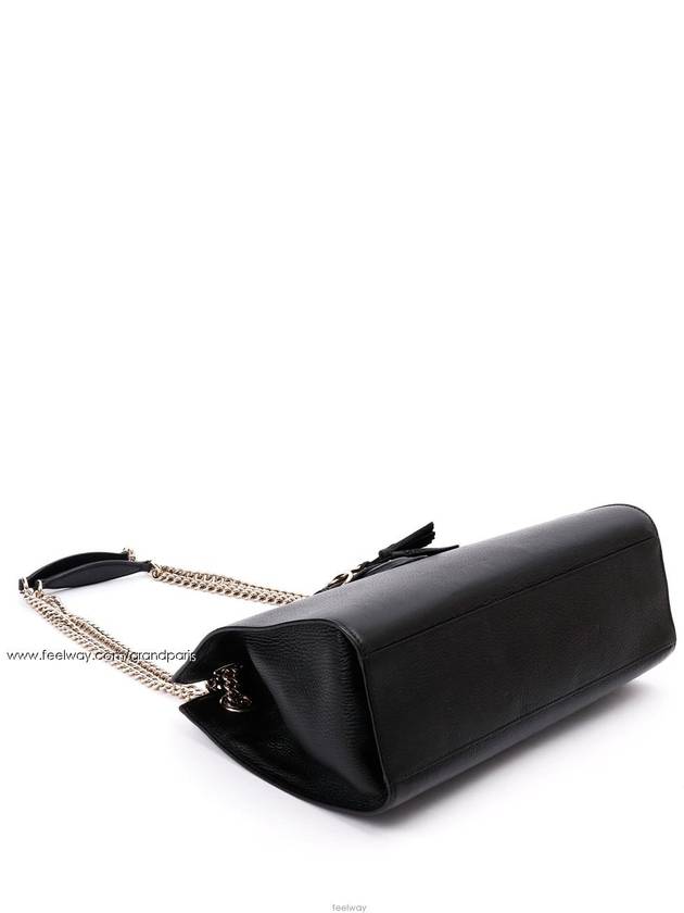 Black leather Emily shoulder 62929 - GUCCI - BALAAN 4