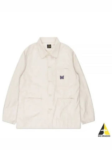 D N Coverall White OT179 DN Jacket - NEEDLES - BALAAN 1