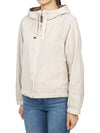 Esportb Hooded Double-Sided Windbreaker Ivory - MAX MARA - BALAAN 5