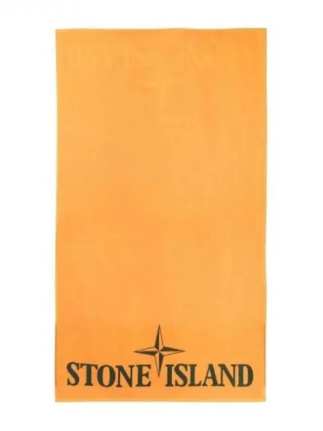 logo beach towel - STONE ISLAND - BALAAN 2