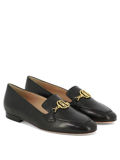 Obrien Round Toe Loafers Black - BALLY - BALAAN 2