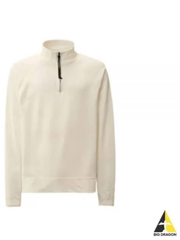 Light Fleece Sweatshirt White - CP COMPANY - BALAAN 2