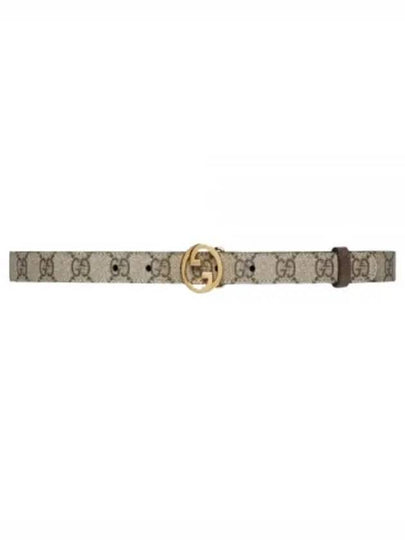 Blondie Thin Leather Belt Beige - GUCCI - BALAAN 2