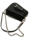 Horsebit 1955 Mini Leather Shoulder Bag Black - GUCCI - BALAAN 5