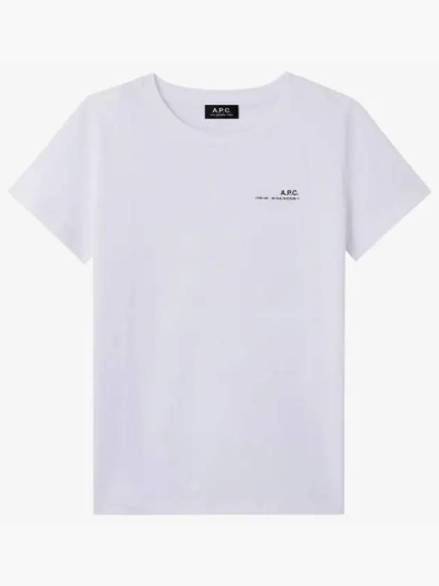 Item Logo Crew Neck Short Sleeve T-Shirt White - A.P.C. - BALAAN 2