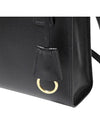 Triangular Logo Saffiano Leather Tote Bag Black - PRADA - BALAAN 5