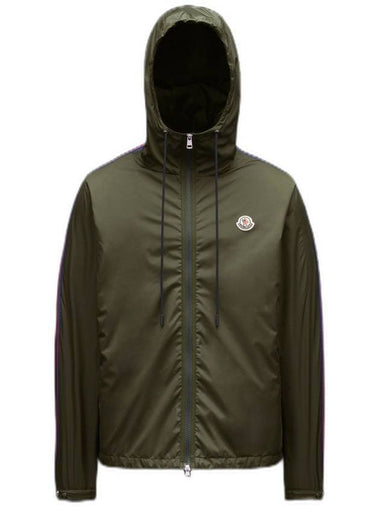 Men's Hattab Hooded Jacket Khaki - MONCLER - BALAAN 1