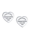 Return to Heart Stud Earrings Silver - TIFFANY & CO. - BALAAN.