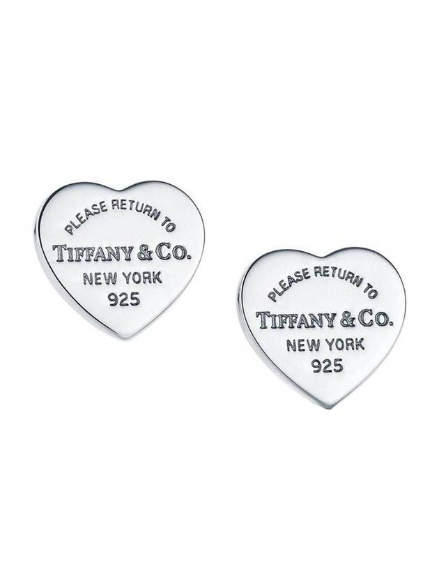 Return To Heart Stud Earrings Silver - TIFFANY & CO. - BALAAN 1