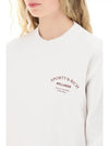 Studio Crew Neck Cotton Sweatshirt White - SPORTY & RICH - BALAAN 4