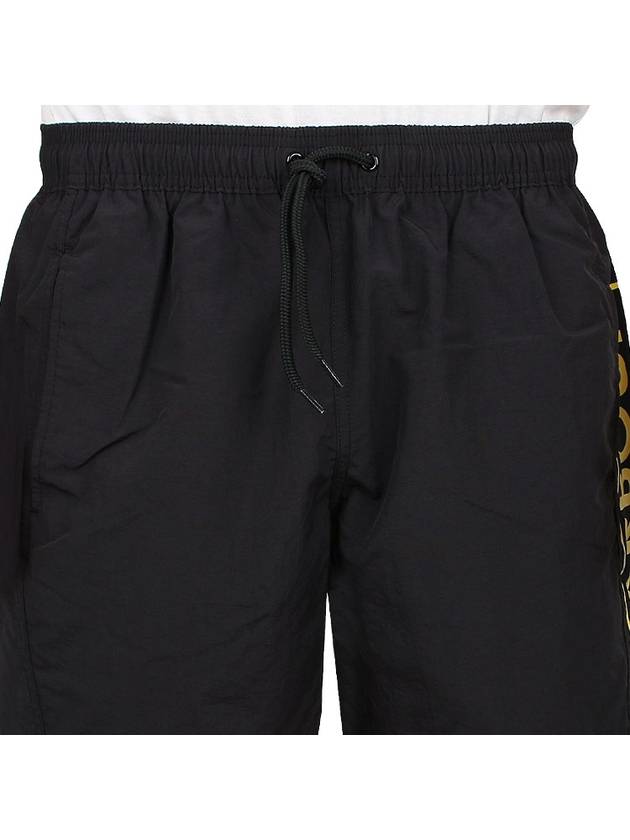 International Large Logo Swim Shorts Black - BARBOUR - BALAAN 7