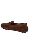 Gommino Suede Driving Shoes Brown - TOD'S - BALAAN 4