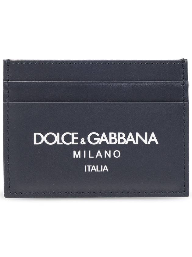 24 ss Logo Leather Card Holder Dolce GABBANA BP0330 AN244 HBII7 B0230981772 - DOLCE&GABBANA - BALAAN 2