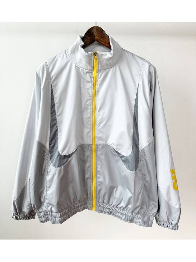 Air Max Woven Swoosh Windbreaker Light Grey - NIKE - BALAAN 2